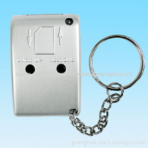 SIM Card Reader with AG13 x 3 Pieces Batteries, Can Save 250 Sets of Data